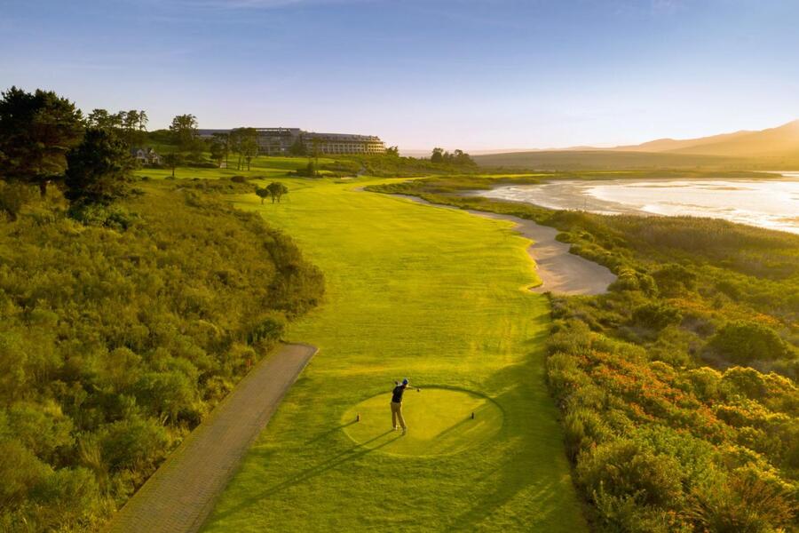 Arabella Golf Course with the clubhouse in the distance