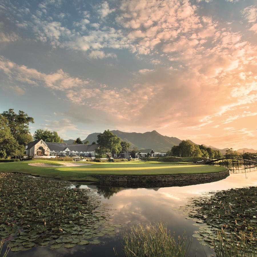 Fancourt Golf Course at sunset