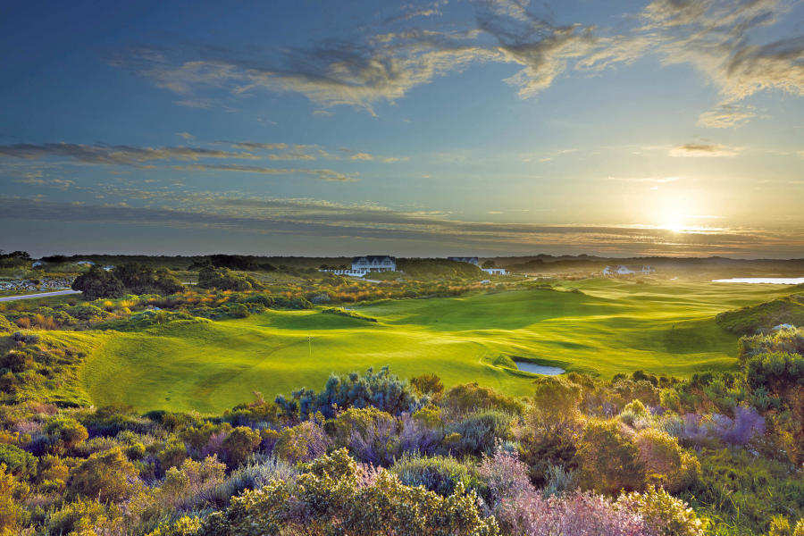 St Francis Links, sunrise over the 15th