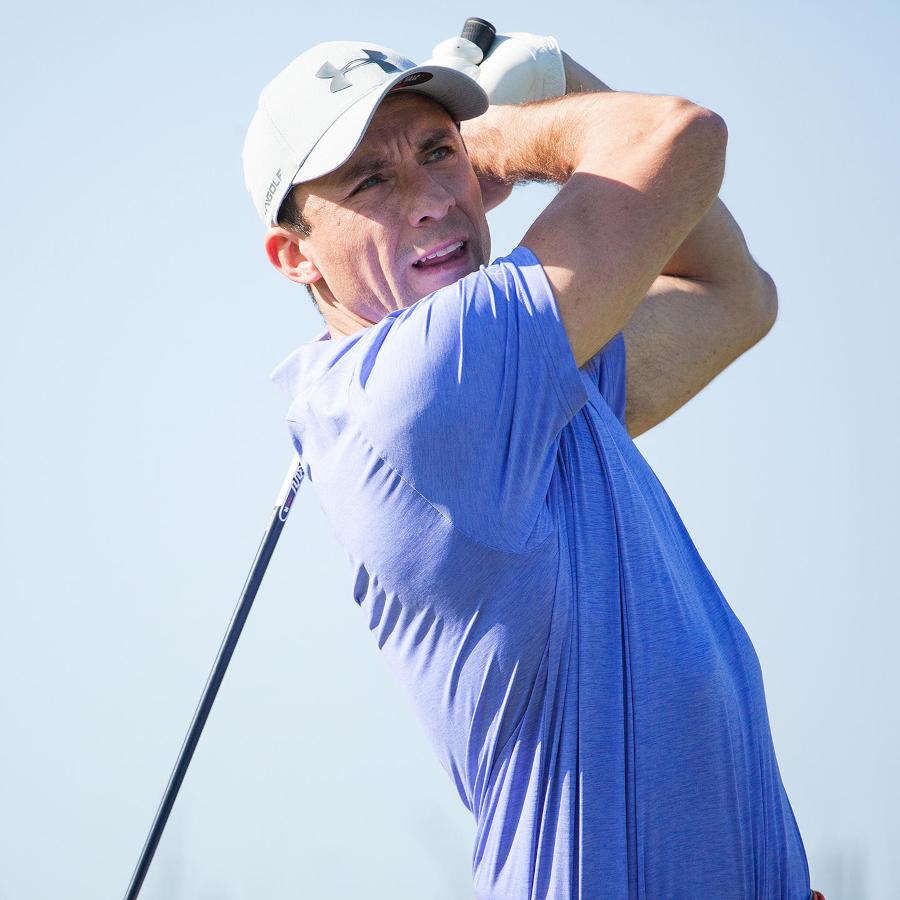 Guy playing golf